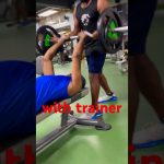#with_trainer #without #training #tricep #funny #comedy #fitenss #workout #hardwork #trending #viral