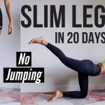 SLIM LEGS IN 20 DAYS! 10 min No Jumping Quiet Home Workout ~ Emi
