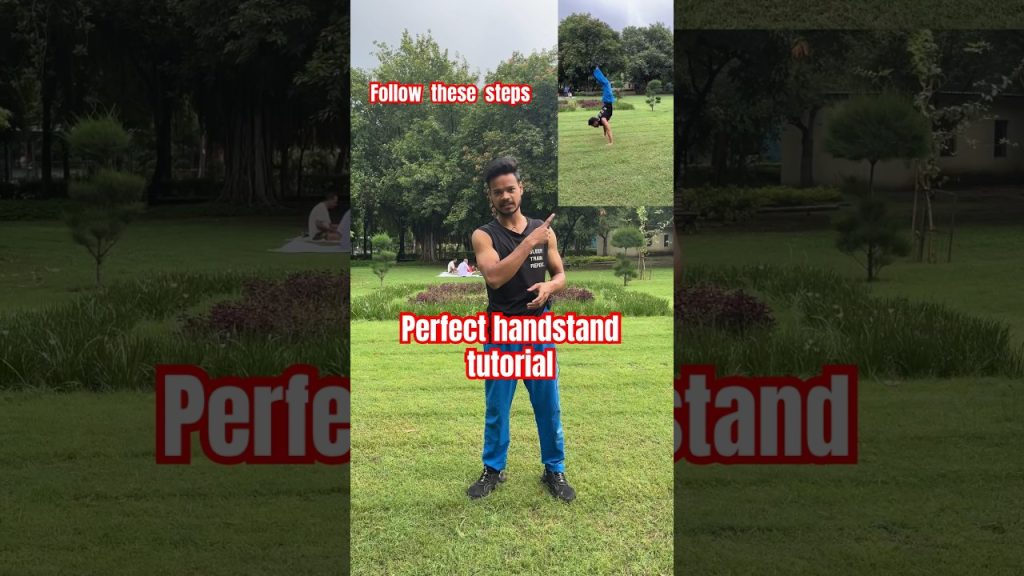 PERFECT HANDSTAND TIPS#handstand #gymnastics #calisthenics #stillhandstand #youtubeshorts