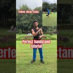PERFECT HANDSTAND TIPS#handstand #gymnastics #calisthenics #stillhandstand #youtubeshorts