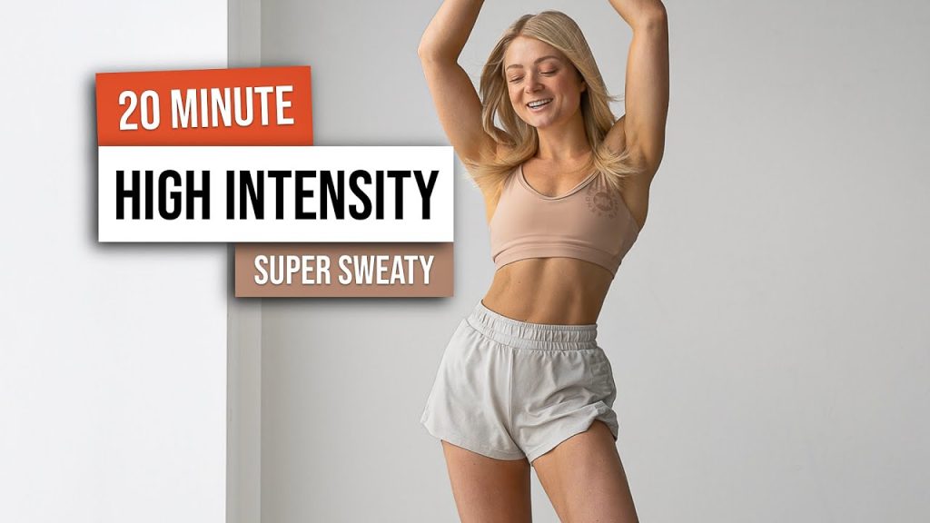20 MIN KILLER HIIT Full Body Workout – No Equipment – No Repeat Cardio HIIT Home Workout