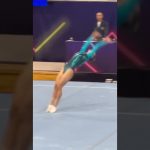 Flawless Floor Routine: A Gymnast’s Artistry in Motion