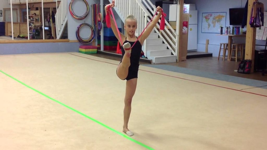 Rhythmic Gymnastics Training with Thera-bands