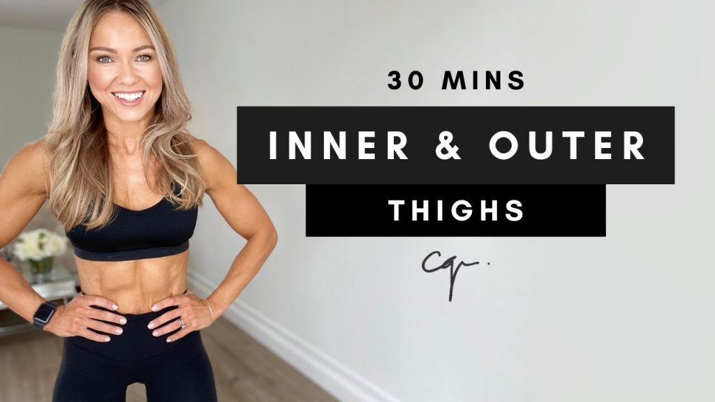 30 Min OUTER & INNER THIGH WORKOUT at Home | Ankle Weights (Optional)