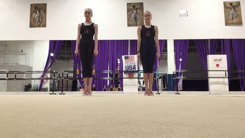 Rhythmic Gymnastics Workout – Apparatus Work – Clubs