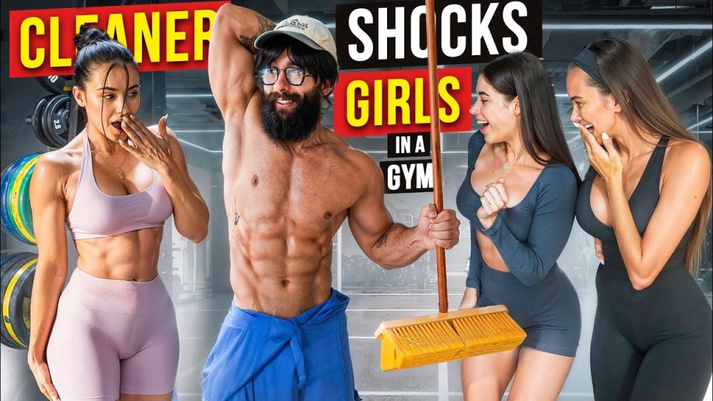 She can’t say No to CLEANER  | Anatoly GYM PRANK #30