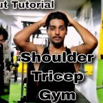 all shoulder muscle workout tutorial traps delts gym shrugs fitness lifestyle of shivansh vlog & fun