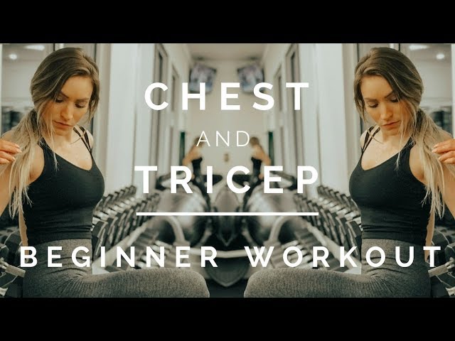 BEGINNERS Chest and Tricep WORKOUT for WOMEN