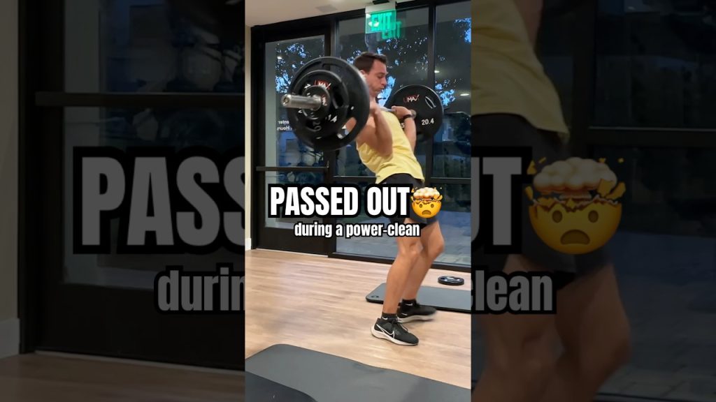 Passed out! #powerclean #passedout