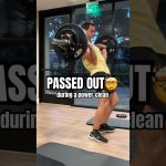 Passed out! #powerclean #passedout