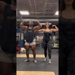 Gym Trainer VS Gym Girl  #fitness #crossfit #gym #workout #gymlover #legday #glutes #biceps #abs