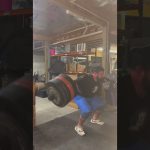 447 tsunami bar squats #strongman #fitness #mma #athlete #squat #fit #gym #olympia