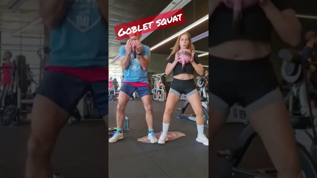 Goblet squat – #crossfit #gym