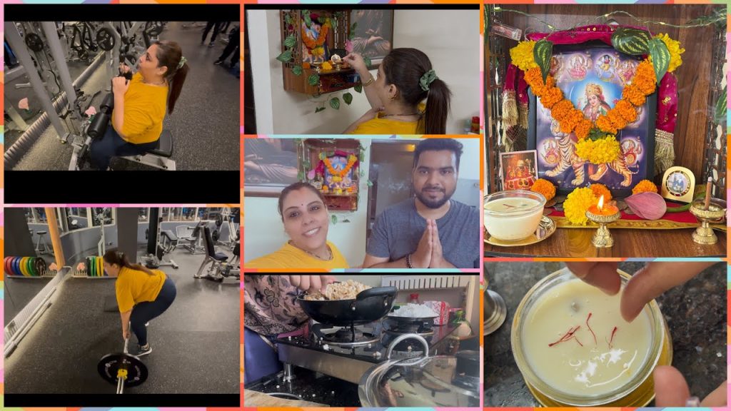 Navaratri 2024 Day 1 | Pooja | Cooking | Workout | VLOG | Fitness And Lifestyle