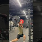 Split jerk in a commercial gym  #splitjerk #olympicweightlifting #crossfit #fitness #gymlife