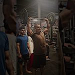 shoulder press #fitness #motivation #trending gym