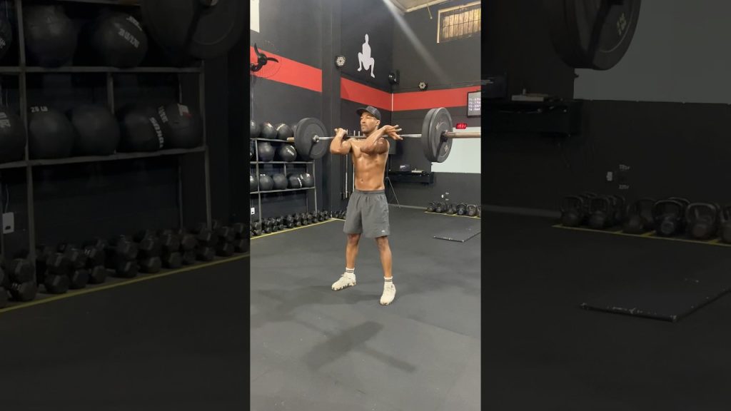 Front squat #crossfit #gym #frontsquat