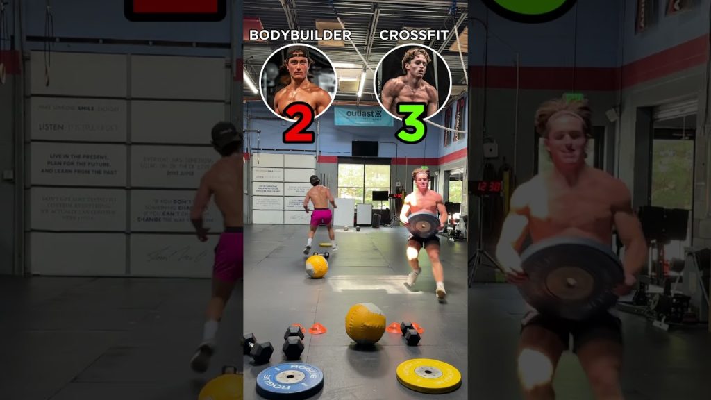 Bodybuilder vs CrossFit (who is faster)